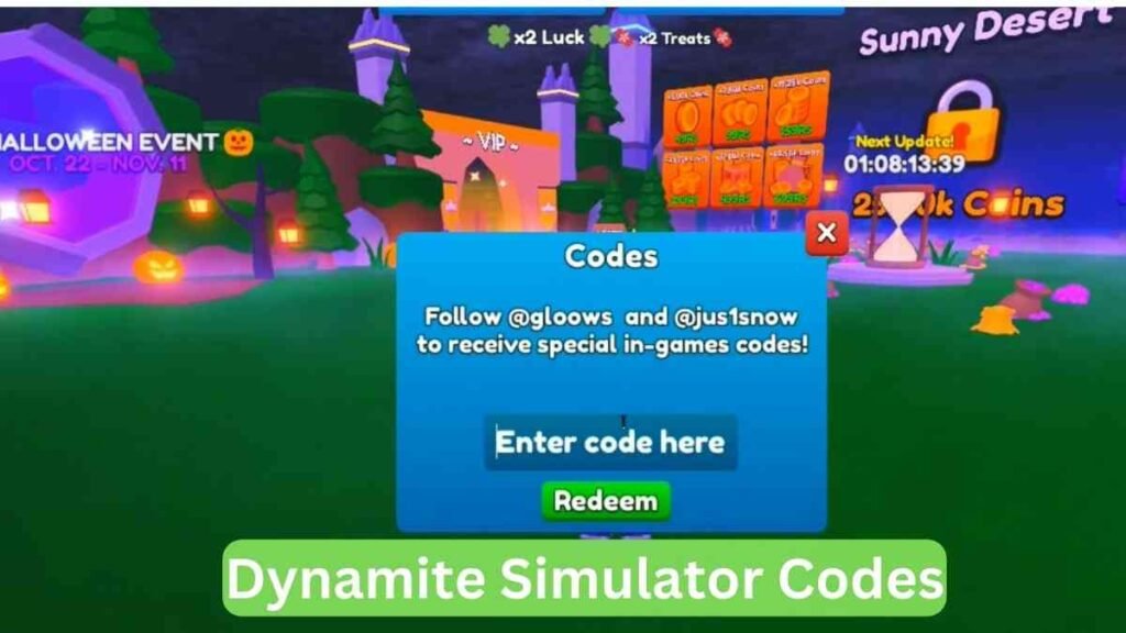 Dynamite Simulator Codes